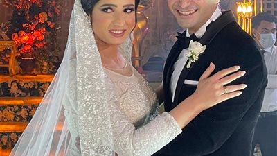 زفاف الرائد باسم جوالي والنقيب إيمان وردة في حضور قيادات أمنية ونجوم الإعلام