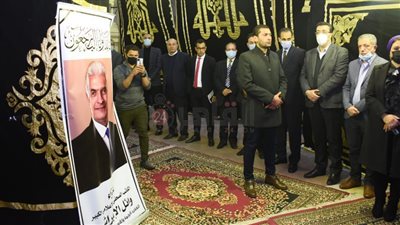 16 صورة من عزاء الإعلامي وائل الإبراشي بمؤسسة روزاليوسف