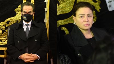 بينهم إلهام شاهين والمسلماني.. فنانون وإعلاميون في عزاء وائل الإبراشي