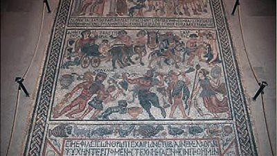 بمناسبة عيد الأثريين.. متحف آثار الإسماعيلية يسلط الضوء على لوحة الموزاييك | صور