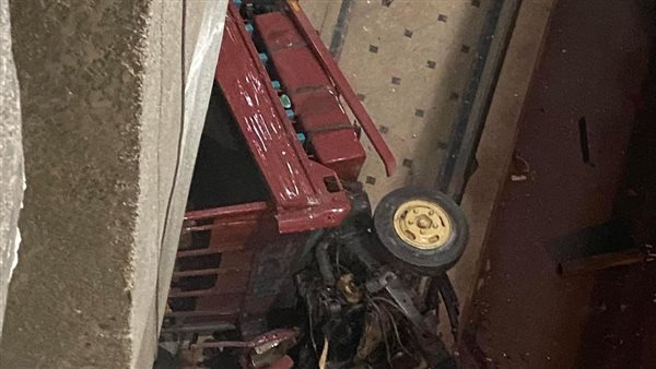 إنقلاب تريلا من أعلي