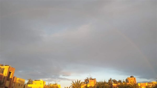 ظهور قوس قزح بمرسى