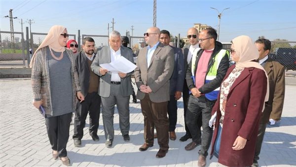 محافظ بني سويف خلال