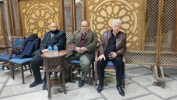 مرتضى منصور في عزاء