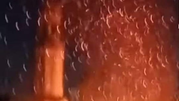 حريق مسجد الشيخ علم