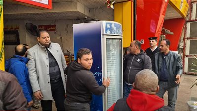 غلق وتشميع مطعم الشيخ السوري بالطالبية بعد ضبط لحوم ودواجن فاسدة