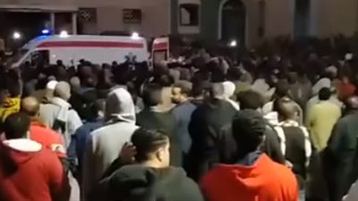 تشييع جثمان شاب ثلاثيني بعد وفاته بطلقة خرطوش خلال فضه مشاجرة بالمنوفية | بث مباشر