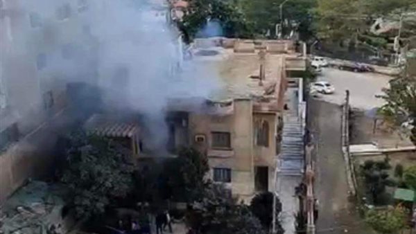 حريق في فيلا غيث