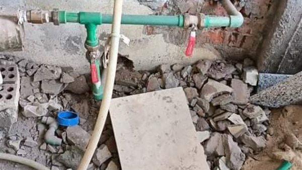 وصلات مياه خلسة بالشرقية