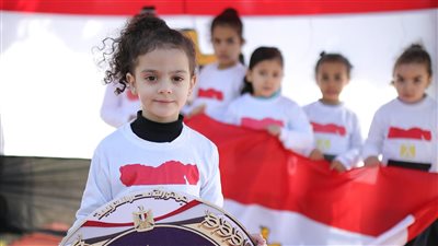 أطفال المنوفية يحتفلون بعيد الشرطة على طريقتهم الخاصة