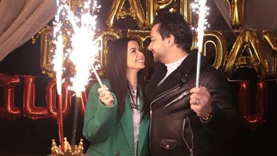 منة عرفة تحتفل بعيد ميلاد زوجها: حبي الوحيد ومصدر سعادتي | صور