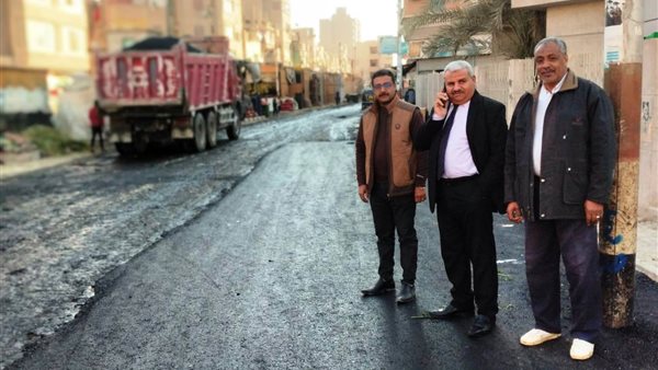 رصف طريق البلينا