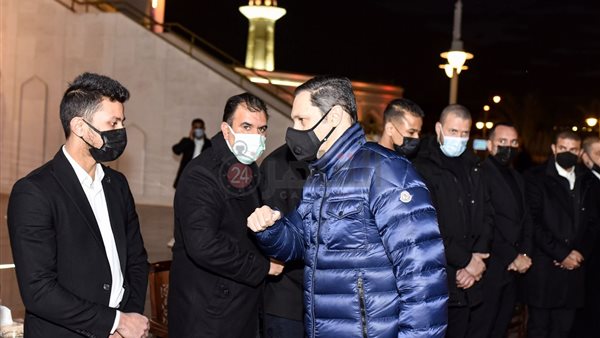 علاء مبارك في عزاء