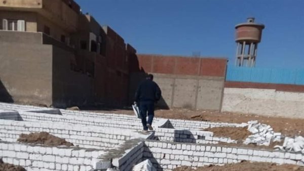 إزالة تعديات في الفيوم