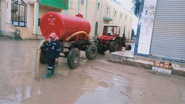 رفع تراكمات مياه