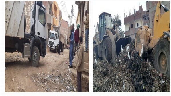 رفع مقلب قمامة بالمنيا