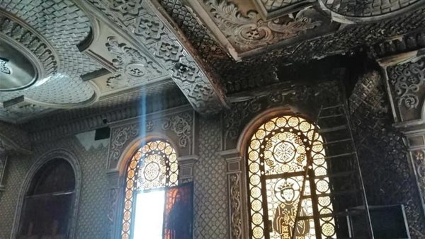 جانب من الحريق