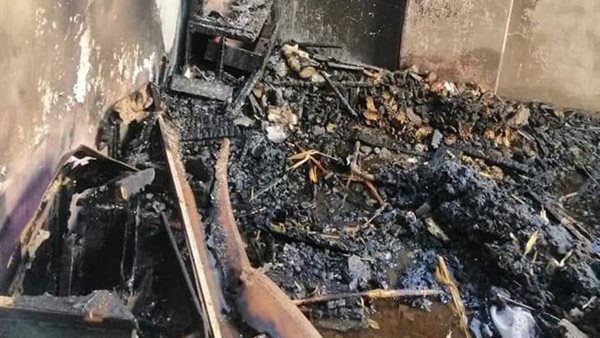 حريق منطقة الزرايب