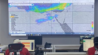 الهلال الأحمر: الدفع بمتطوعين وفرق متخصصة لإنقاذ متضرري الأمطار بأنحاء الجمهورية