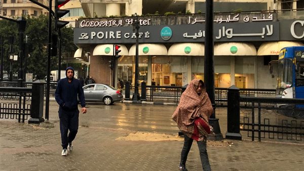 أمطار غزيرة على القاهرة