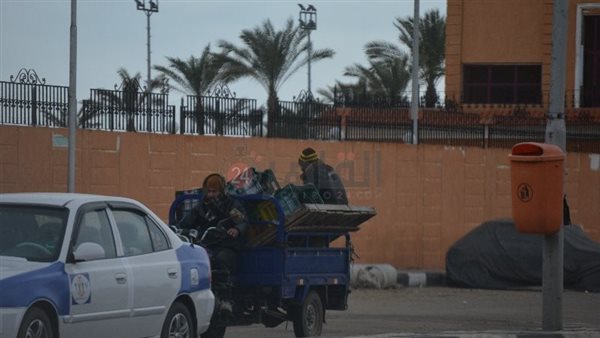 الطقس السيئ في بورسعيد