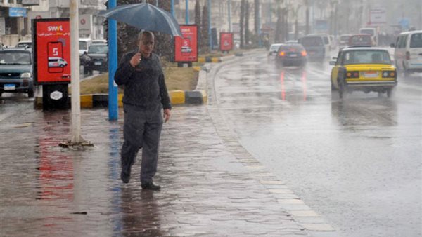 الأمطار في الإسكندرية