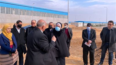 وزيرة الصناعة: إنجاز 90 % من إنشاءات منطقة الـ 100 مصنع للمنتجات الجلدية بالروبيكي