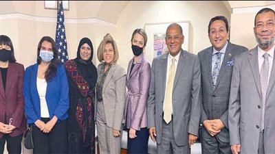 وفد من الكونجرس الأمريكي يلتقي أعضاءً من المجلس القومي لحقوق الإنسان والبرلمان