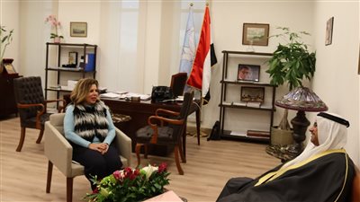 مشيرة خطاب تستقبل رئيس البرلمان العربي لبحث تعزيز وتنمية حقوق الإنسان والحريات