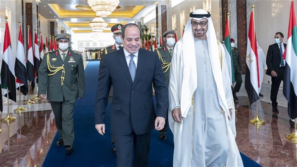 محمد بن زايد يستقبل