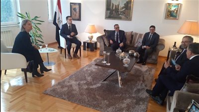 السفير المصري في سراييفو يلتقي بالدبلوماسيين البوسنيين |صور