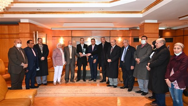 من زيارة جامعة الفيوم