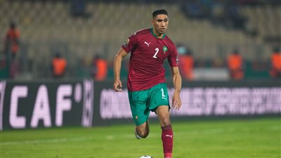 أرقام مميزة لـ أشرف حكيمي قبل مواجهة مصر في ربع نهائي الأمم الإفريقية