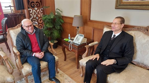 محافظ ومدير أمن بورسعيد