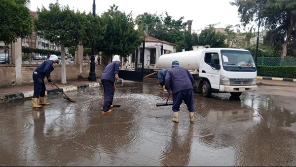 رفع تراكمات مياه