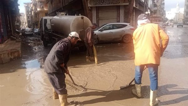 رفع تراكمات مياه