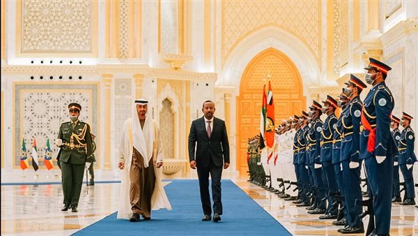 محمد بن زايد يستقبل