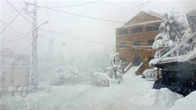 بعد هبة.. العاصفة الثلجية ياسمين تضرب لبنان ومخاوف وتساؤلات لدى المصريين