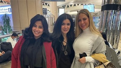 روبي وغادة عادل وريم مصطفى يجتمعن للتحضير لفيلم جروب الماميز