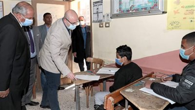 61 ألف طالب وطالبة بالشهادة الإعدادية يؤدون امتحان اللغة العربية ببني سويف