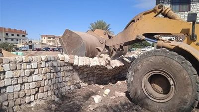 إزالة 25 حالة تعدٍ على أراضي الري بالمنيا