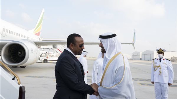 محمد بن زايد يستقبل