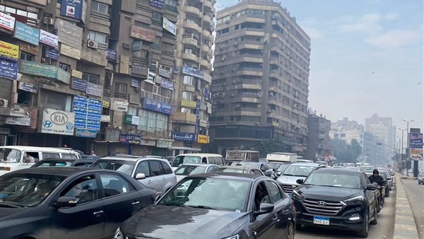 تكدس مروري بشارع