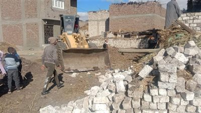 إزالة 46 حالة تعدٍّ بمركزي المنيا وملوي