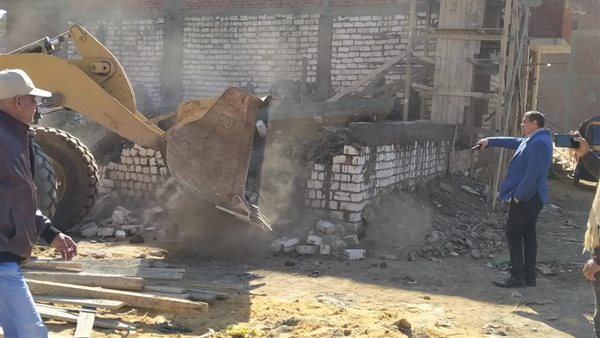 إزالة تعديات بالبناء