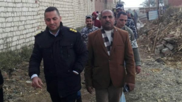 إزالة تعديات في الفيوم