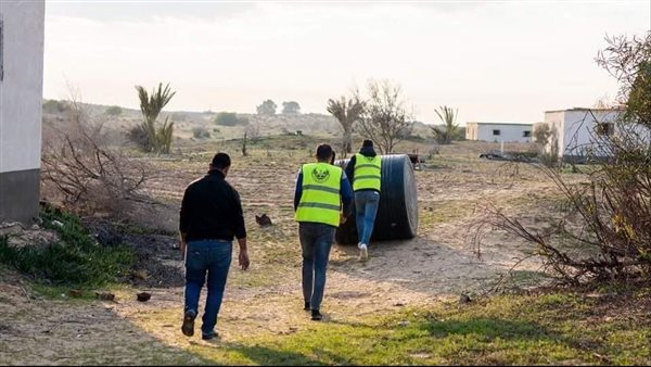 توزيع خزانات مياه