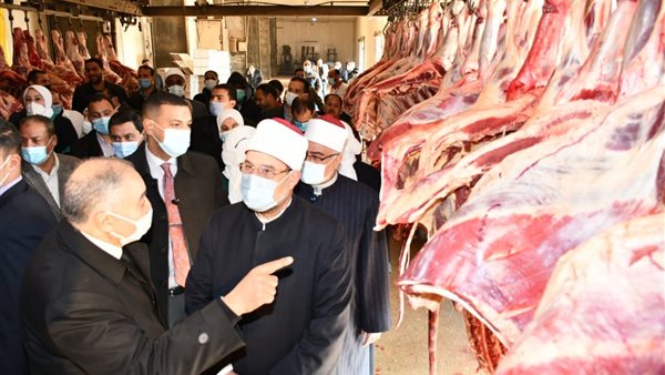 توزيع 25 طن لحوم