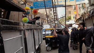 رفع 75 حالة إشغال بالحوامدية والتحفظ على 21 توك توك بجنوب الجيزة 