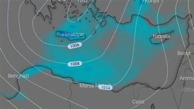 الأرصاد: أمطار غزيرة ورعدية غدا يصاحبها تساقط للثلوج
